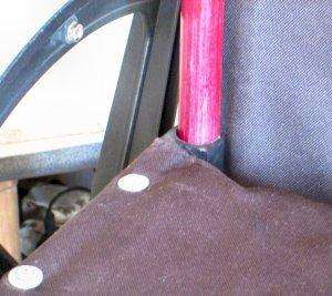 Wheelchair seat rail guides