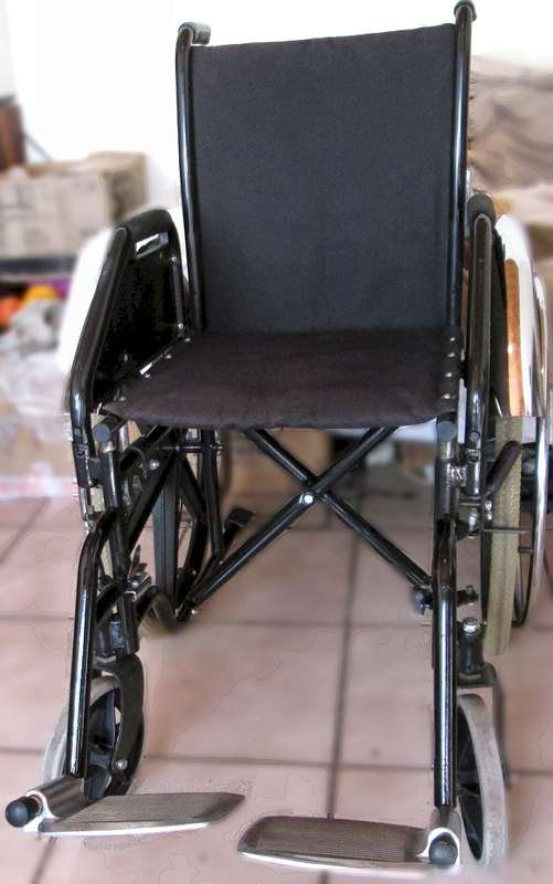 Wheelchairs - manual push - 2nd hand - black