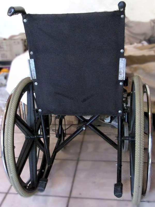 Wheelchairs - manual push - 2nd hand - black