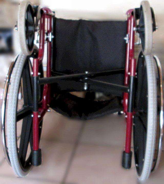 Wheelchairs - manual push - 2nd hand - maroon