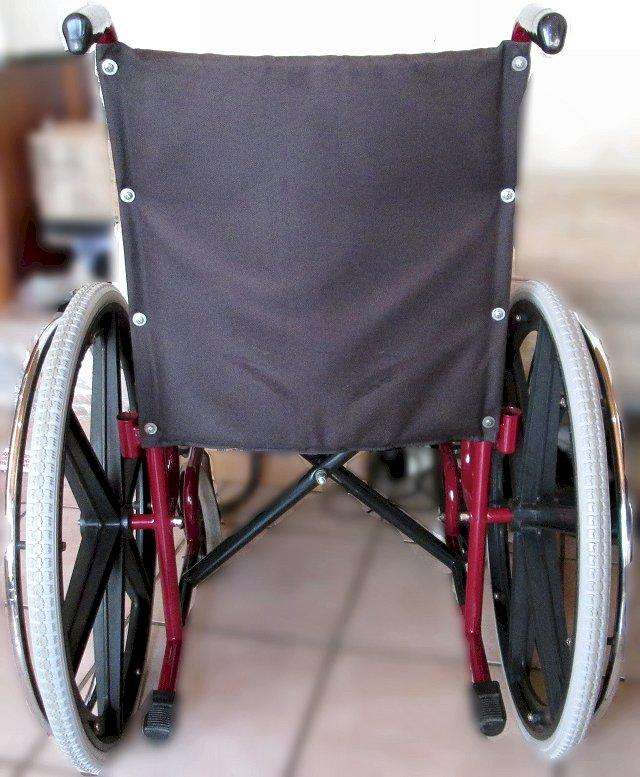 Wheelchairs - manual push - 2nd hand - maroon
