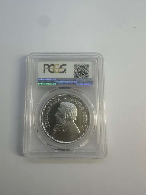 2018 SILVER KRUGERRAND 1oz PCGS MS70 GREAT WALL