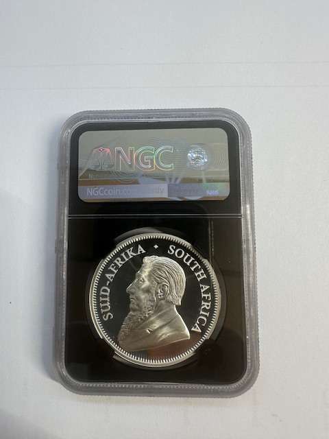 2019 SILVER KRUGERRAND 1oz NGC PF69 ELEPHANT PRIVY BIG 5 TUMI SIGNED