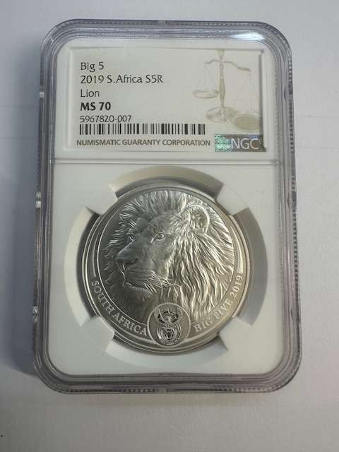 2019 R5 1oz NGC MS70 LION