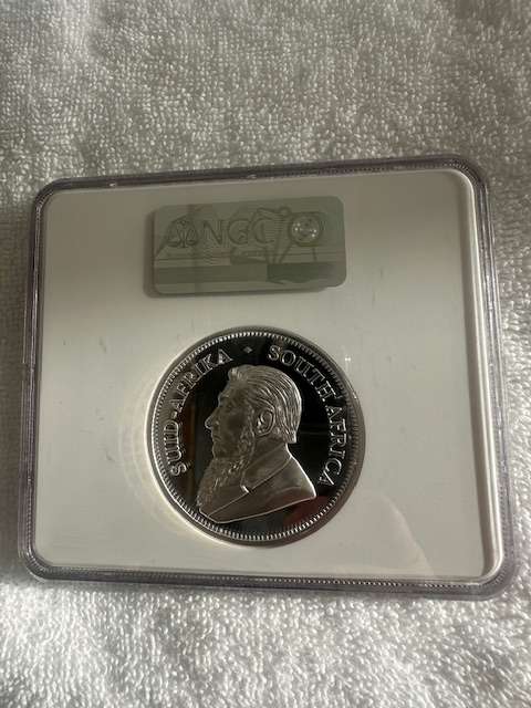 2020 SILVER KRUGERRAND 2oz NGC PF70 FIRST DAY OF ISSUE