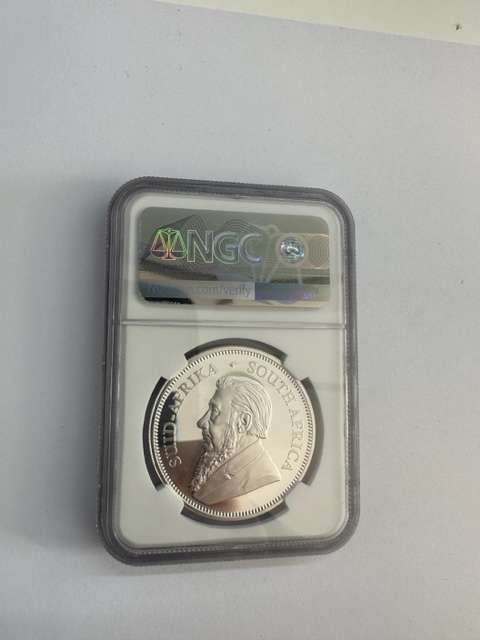 2020 SILVER KRUGERRAND 1oz NGC PF70 SPOTTED LEOPARD PRIVY