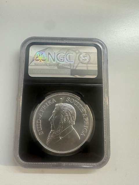 2020 SILVER KRUGERRAND 1oz NGC MS70 FIRST DAY OF PRODUCTION SIGNED TUMI