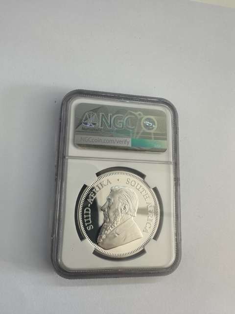 2021 SILVER KRUGERRAND 1oz NGC PF70 BUFFALO PRIVY