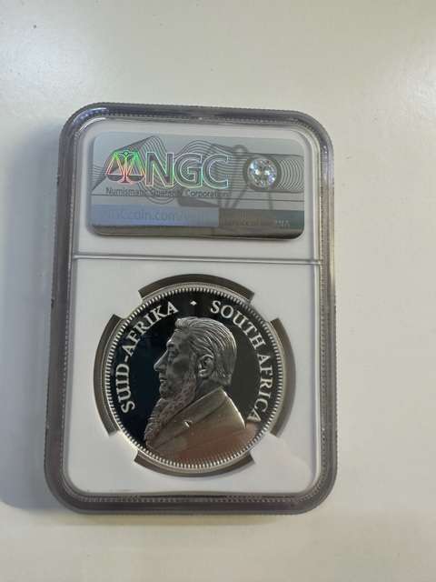 2021 SILVER KRUGERRAND 1oz NGC PF69 ELEPHANT PRIVY