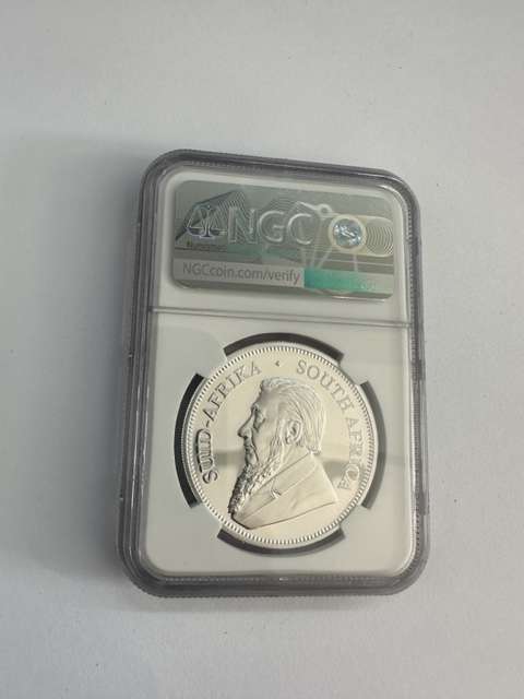 2021 SILVER KRUGERRAND 1oz NGC PF70 ELEPHANT PRIVY