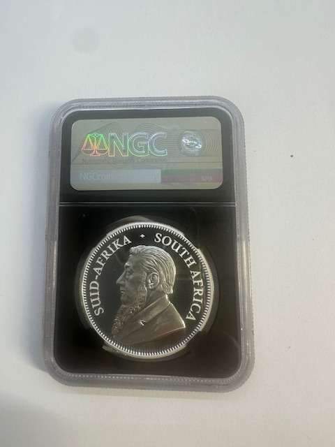 2021 SILVER KRUGERRAND 1oz NGC PF70 ELEPHANT PRIVY FIRST DAY OF ISSUE BIG 5