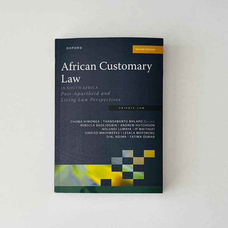 African Customary Law in South Africa 2nd Edition ISBN 9780190748487