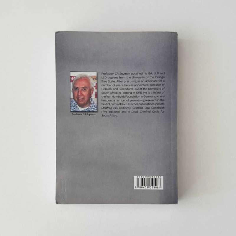 Criminal Law 6th Ed ISBN 9780409053081