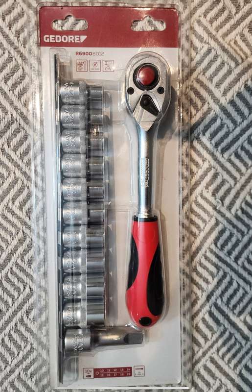 Gedore ratchet, socket set