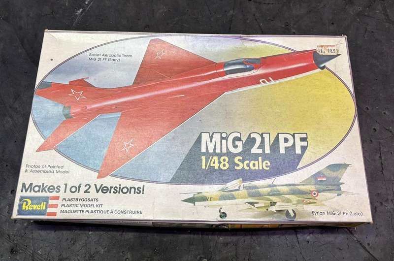 Revell mig 21pf model plane scale 1/48