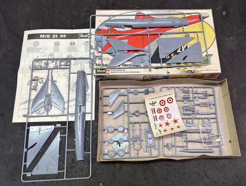 Revell mig 21pf model plane scale 1/48