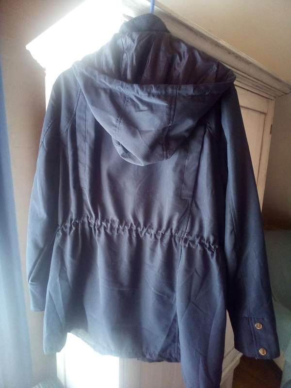 Gorgeous Navy Blue Ladies' Parka Jacket with Hood