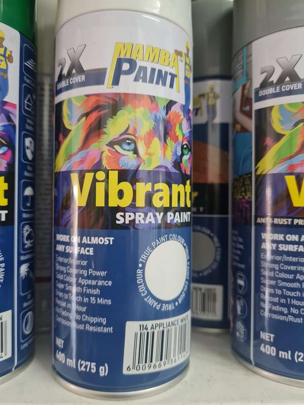400ml quality spray paint APPLIANCE WHITE