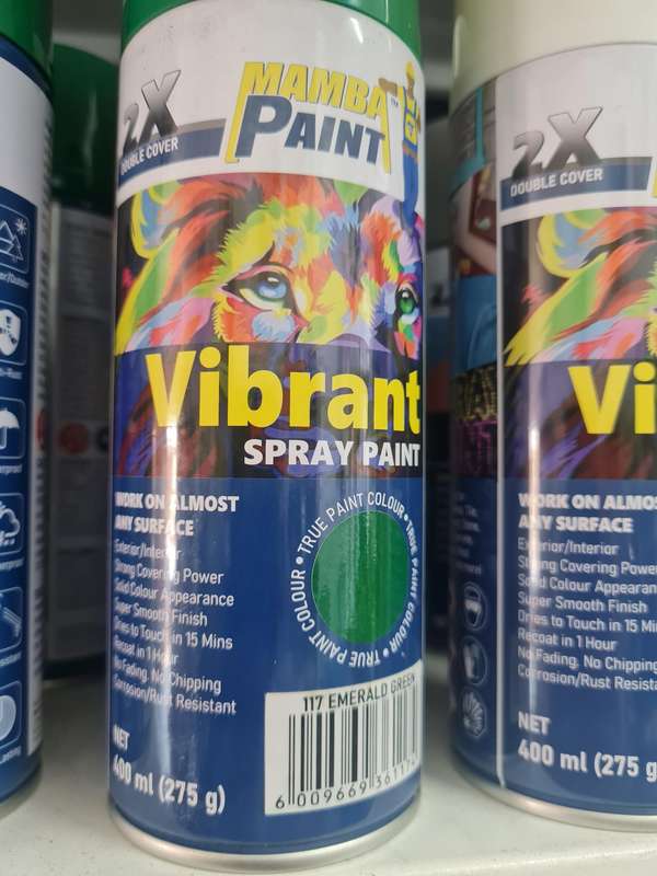 400ml quality spray paint EMERALD GREEN