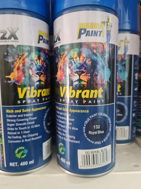 400ml quality spray paint ROYAL BLUE