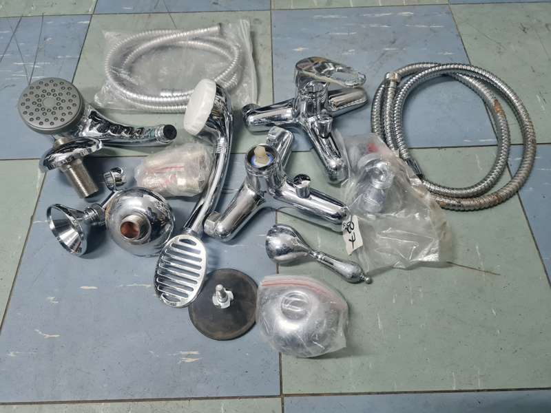 Stainless kitchen / shower lot (everything in the pictures)