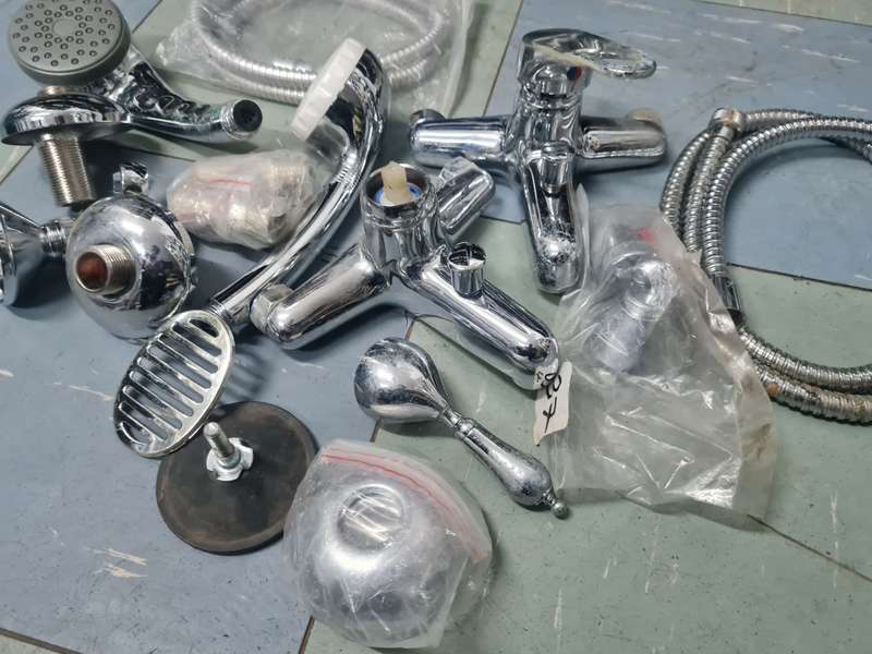 Stainless kitchen / shower lot (everything in the pictures)