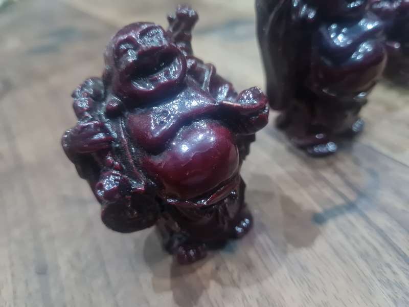 3 x Budha Sculptures,  vintage and highly collectable