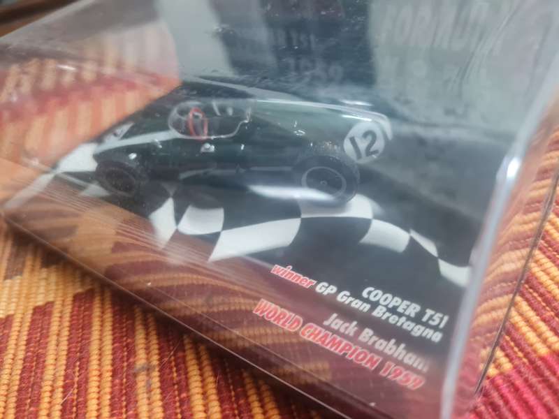 1/43 scale model : Cooper T51 , 1959 winner GP Gran Bretagna