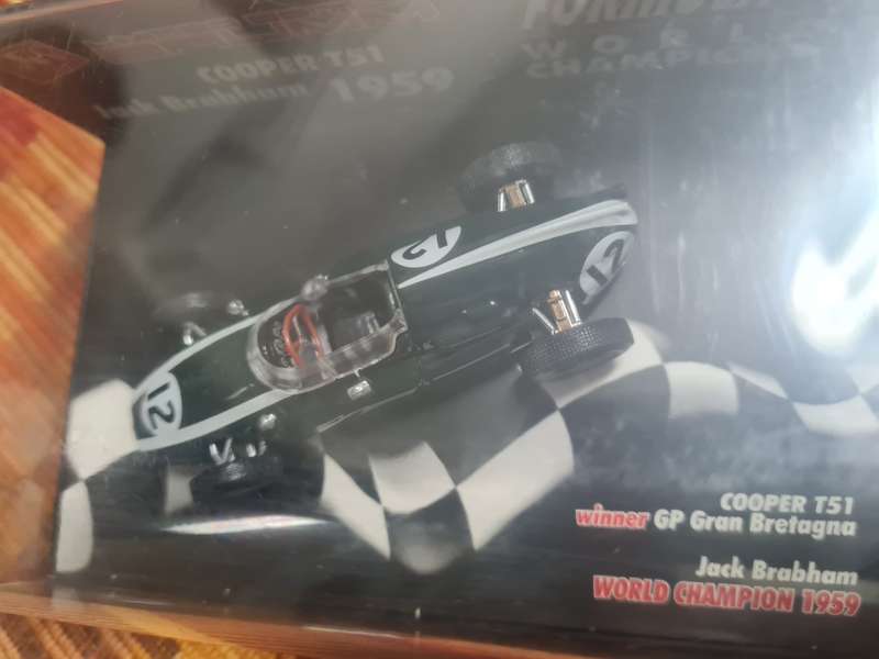 1/43 scale model : Cooper T51 , 1959 winner GP Gran Bretagna