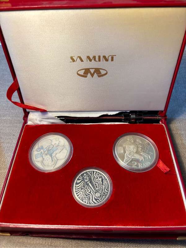 SA MINT VICTORY PROOF SET AMA BOKOBOKO BAFANA BAFANA
