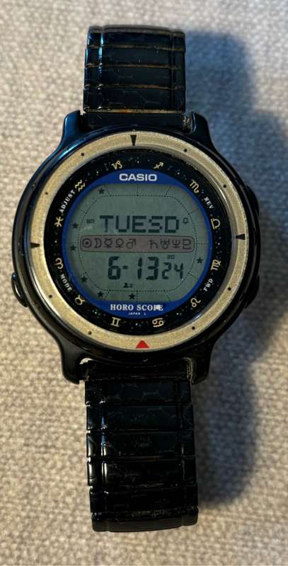 CASIO HOROSCOPE DIGITAL WATCH - VINTAGE FIND