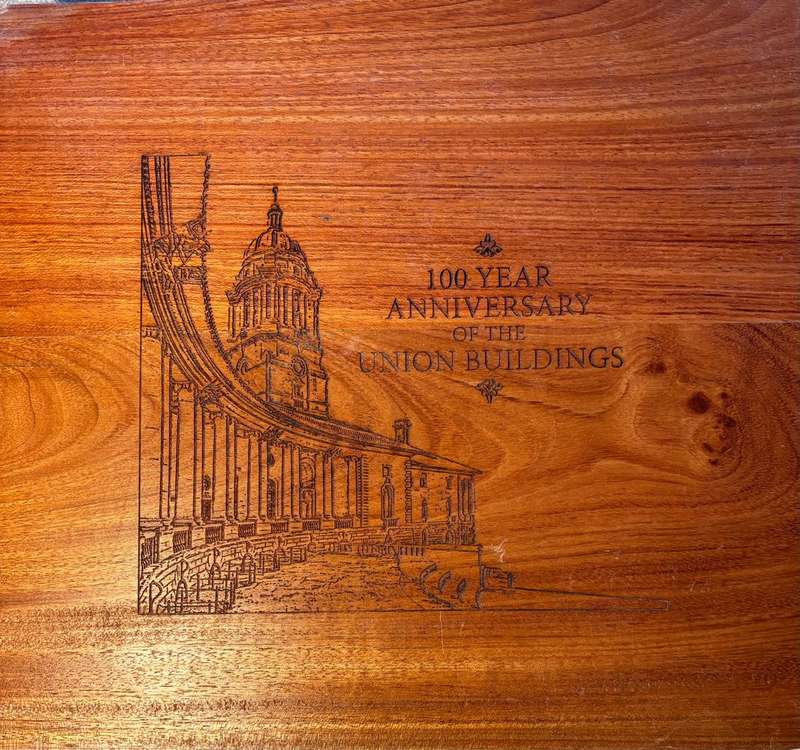100 YEAR ANNIVERSARY OF UNION BUILDINGS PROOF COIN SET AND STAMP COLLECTION