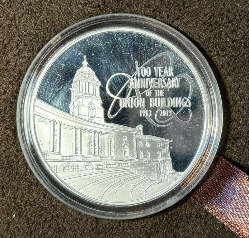 100 YEAR ANNIVERSARY OF UNION BUILDINGS PROOF COIN SET AND STAMP COLLECTION