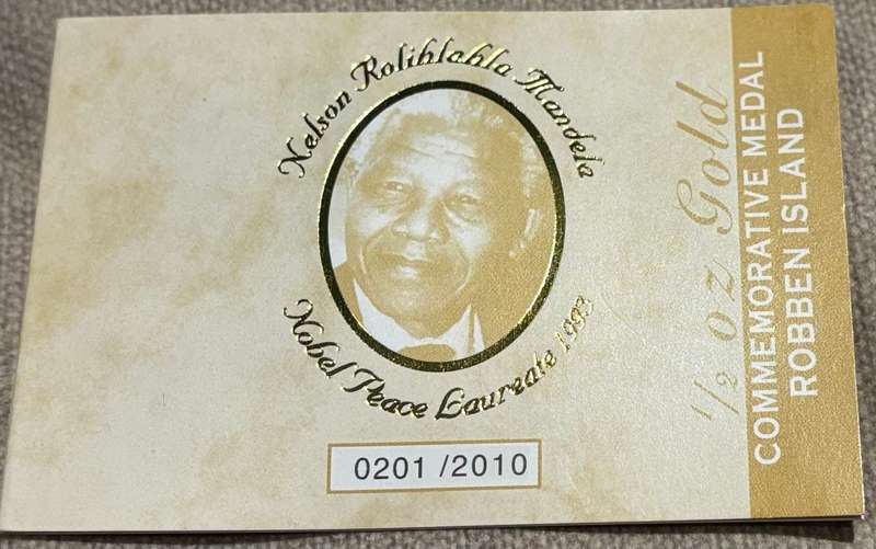 24 Ct FINE GOLD MANDELA COIN PROOFSETS