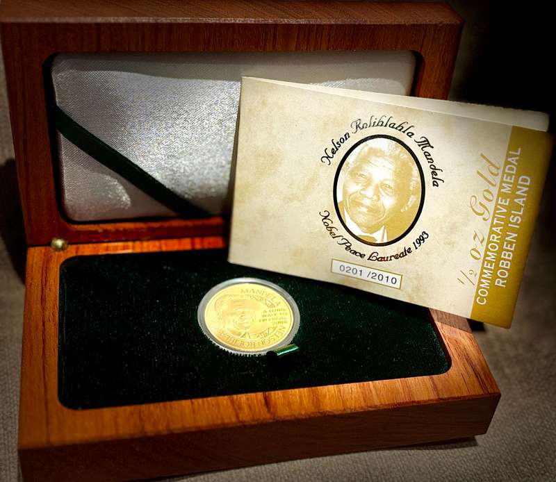24 Ct FINE GOLD MANDELA COIN PROOFSETS