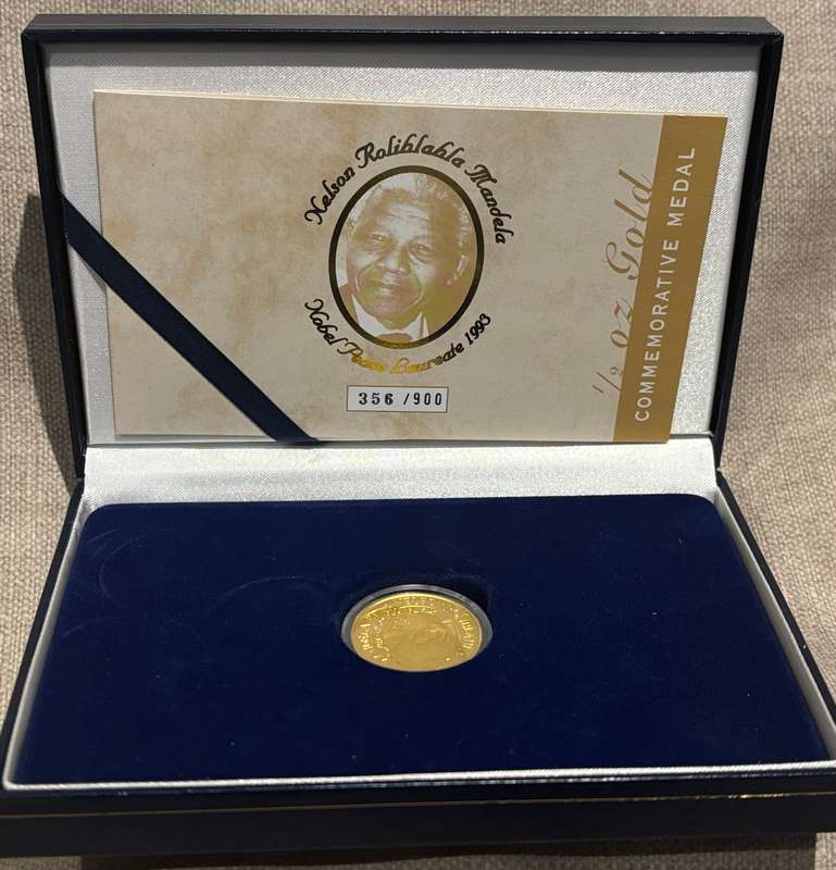 24 Ct FINE GOLD MANDELA COIN PROOFSETS