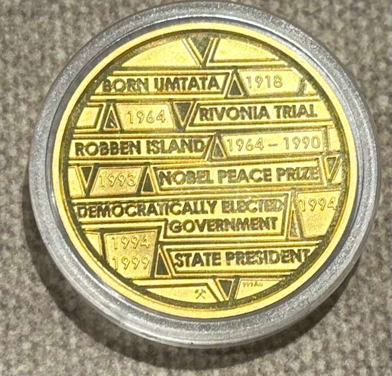 24 Ct FINE GOLD MANDELA COIN PROOFSETS