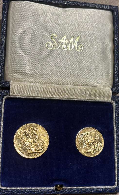 THE GOLD POUND GEORGE V 1923 COIN SET