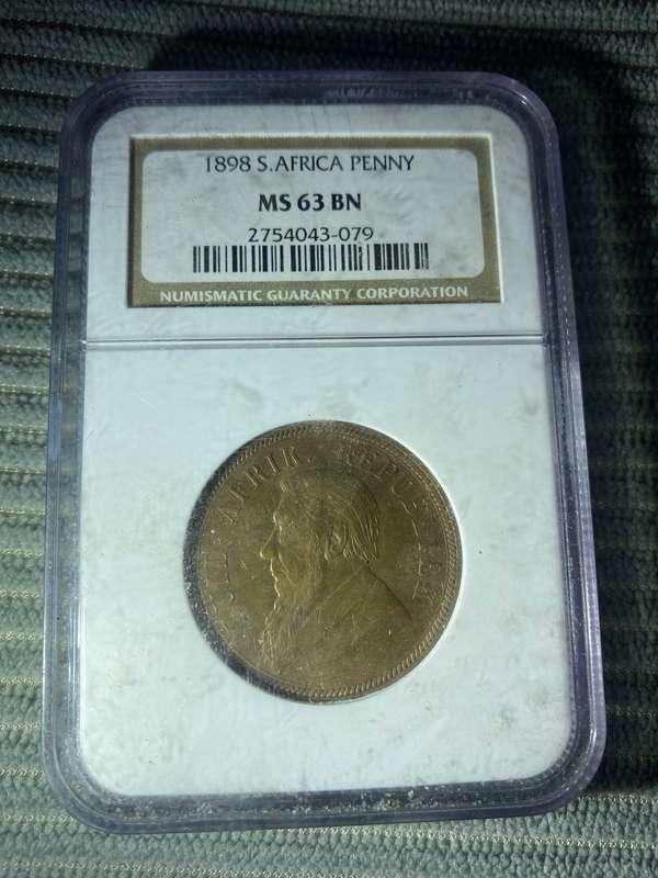 1898 SOUTH AFRICA PENNY