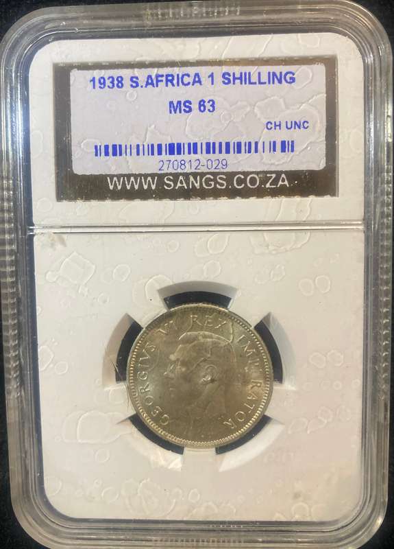 1938SOUTH AFRICA ONE SHILLING