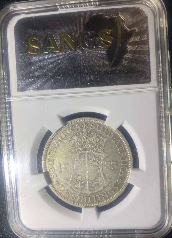 1933 SOUTH AFRICA HALF CROWN