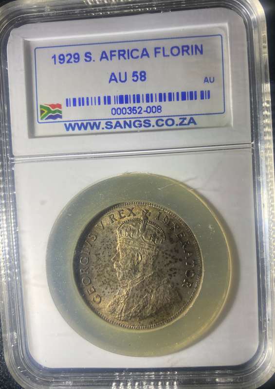 1929 SOUTH AFRICA FLORIN