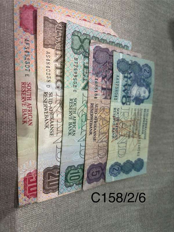 SOUTH AFRICAN BANK NOTES (SET)