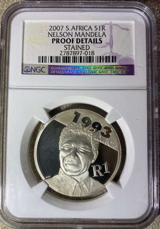 Set of 3 2007 MANDELA R1 COINS
