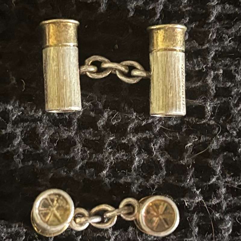Holland & Holland Sterling Silver Bullet Cufflinks