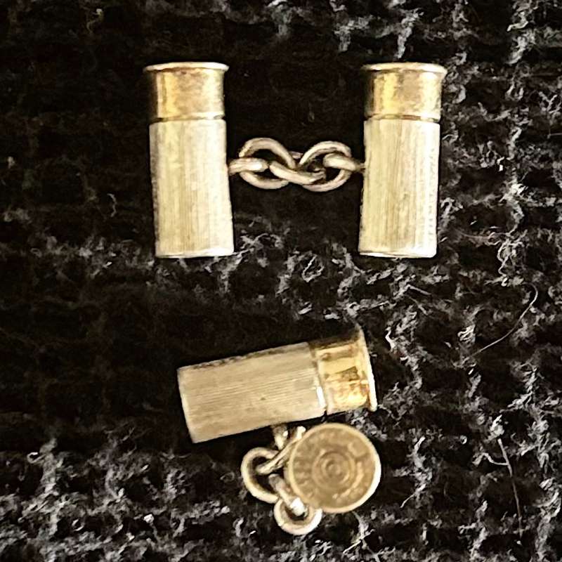 Holland & Holland Sterling Silver Bullet Cufflinks