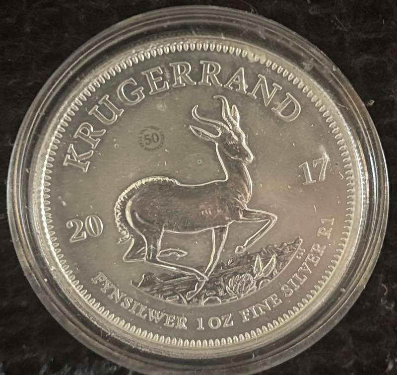 Silver Krugerrand 2017. (50year)