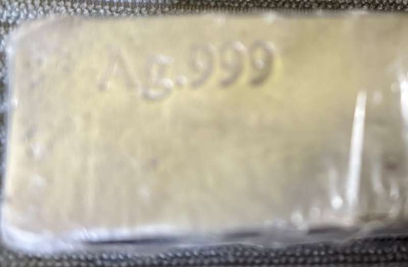 1Kg 99.9 Solid Silver Bar