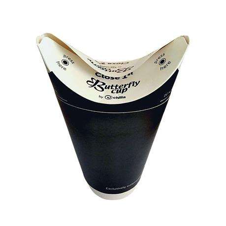 Butterfly Paper Coffee Cup 480ml x 400 Cups (BUTTERFLY DESIGN - NO LID REQUIRED)