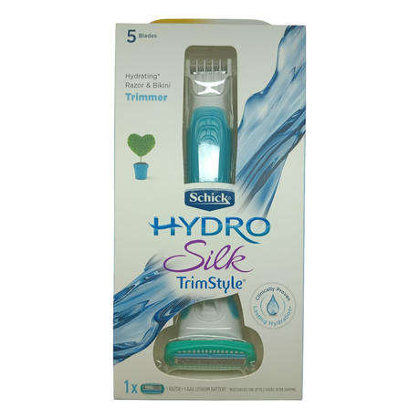Schick Hydro Silk Trim Style Razor + Bikini Trimmer (All In One)